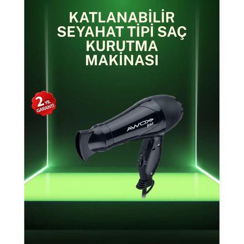 Kompakt Katlanabilir Saç Kurutma Makinesi Ev Ve Seyahat Uyumlu