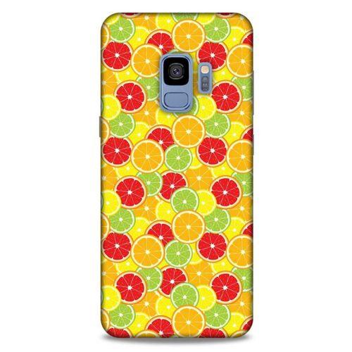 Frutix Turunç 03 Samsung Galaxy S9 Kılıf Desenli Silikon