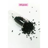 Dökme Cam Kum Boncuk (11/0) 2 mm - 60 Gram -  Siyah - BNC045