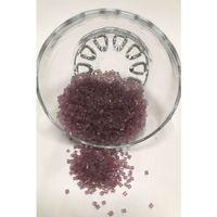 FdayAksesuar Mürdüm Rengi Şeffaflı Kesme Boncuk 1 Paket 50 Gram Boyut 2-2,5 mm