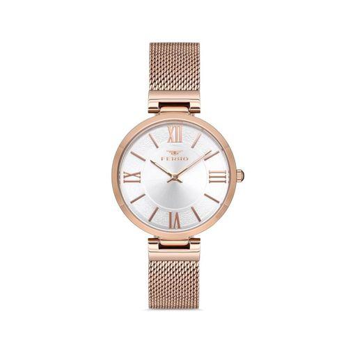 Ferro Rose Hasır Kordon Kadın Kol Saati F21155C-C F21155C-C