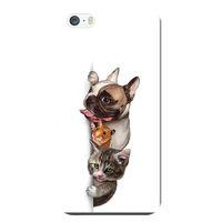 iPhone 5/5S Kılıf Animals Baskılı Esnek TPU Silikon