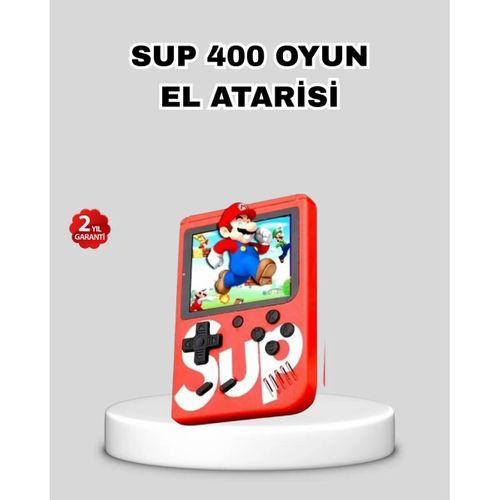 Sup Retro El Konsolu – 500 Oyun, 2 Lu, 3 İnç Ekran, Taşınabilir Şarjlı Atari