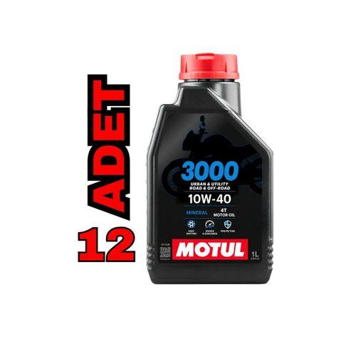 MOTUL Motul Motor Yağı 10W40 (4 T -12li Koli) (3000)