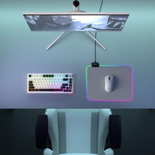 Rampage MP-21, PULSAR M RGB, 252x328x3mm, RGB Led, Gaming, MOUSE PAD (Gri)