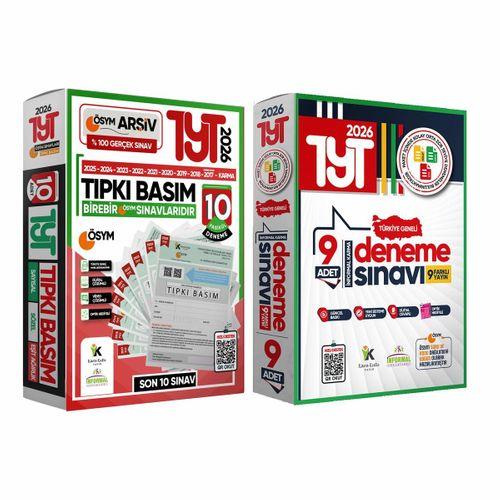 2026 YKS-TYT Ösym Çıkmış Soru 10lu Tıpkı Basım ve Kurumsal 9lu Özgün Paket Deneme Türkiye Geneli