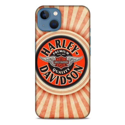 Apple iPhone 13 Uyumlu Kılıf Motorsiklet (43) Thin Fit Kılıf Harley