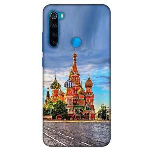 Xiaomi Redmi Note 8 Kılıf Dünya Mimarisi (22) Tam Koruma Kılıfı Aziz Vasil Rusya
