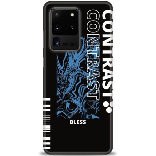 Samsung Galaxy S20 Ultra Kılıf HD Baskılı Kılıf - Contrast + Tam Ekran Koruyucu