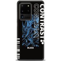 Samsung Galaxy S20 Ultra Kılıf HD Baskılı Kılıf - Contrast + Tam Ekran Koruyucu