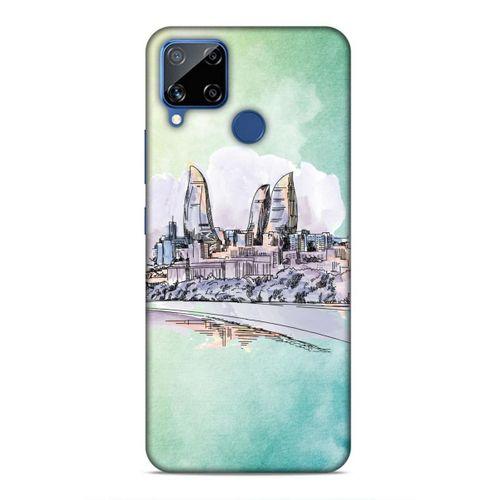Realme C15 Uyumlu Kılıf Azarbaijan (2) Kabı Baki Silüet