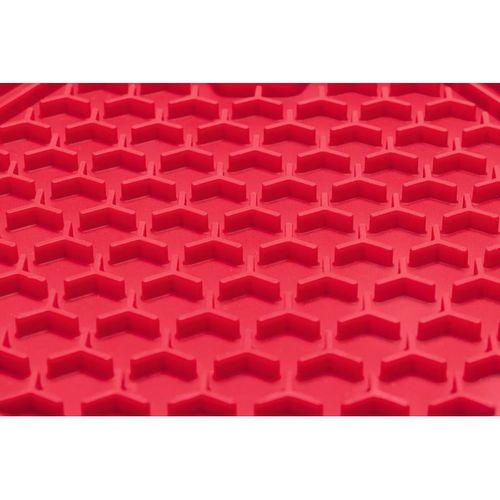 Beeztees Yavru Köpek Yaş Mama Yeme Oyuncağı, Sekizgen Şeklinde, Silikon, Pembe, 23x20cm