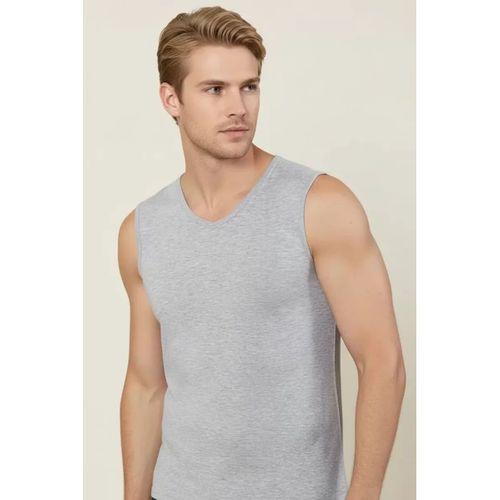 Şahinler Erkek  Sıfır Kol V Yaka Likra Atlet E079