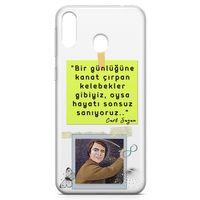 Samsung Galaxy M20 Kılıf Caps Carl Sagan Arka Kapak Koruma Desenli Full Koruyucu