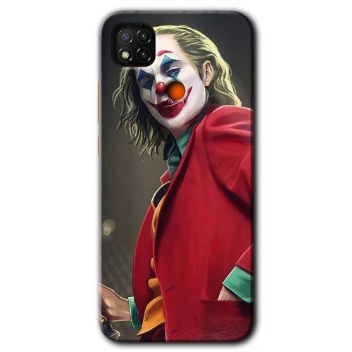 Xiaomi Redmi 9c Kılıf Baskılı Arka Kapak - Reel Joker +Tam Ekran Koruyucu