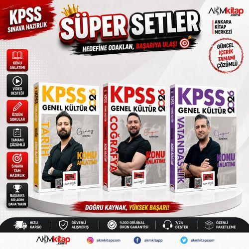 Yargı 2026 KPSS Tarih Coğrafya ve Vatandaşlık Konu Seti 3 Kitap
