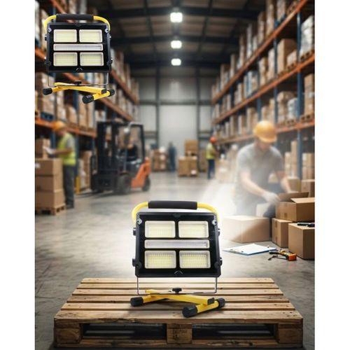 Çok Fonksiyonlu Led Projektör Kamp Lambası Solar Şarjlı Powerbank Özellikli