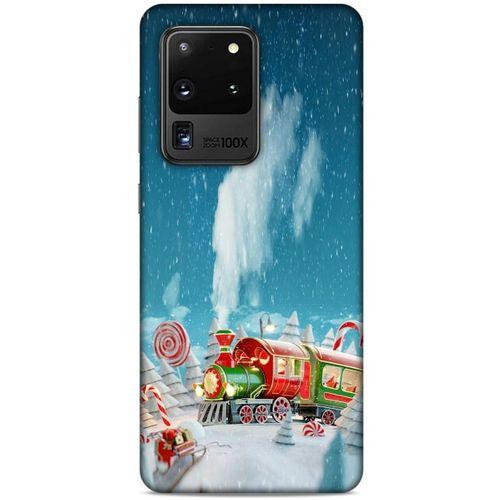 Samsung Galaxy S20 Ultra Kılıf Snowix (11) Tam Koruma Yeşil Kırmızı
