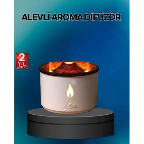 Alev Efektli Buhar Makinesi – Aromaterapi, Nemlendirme Ve Işık Modlu Tasarım