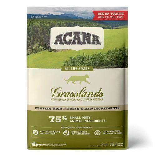 Acana Grasslands Ördekli Ve Tavuklu Tahılsız Kedi Maması 4,5 Kg