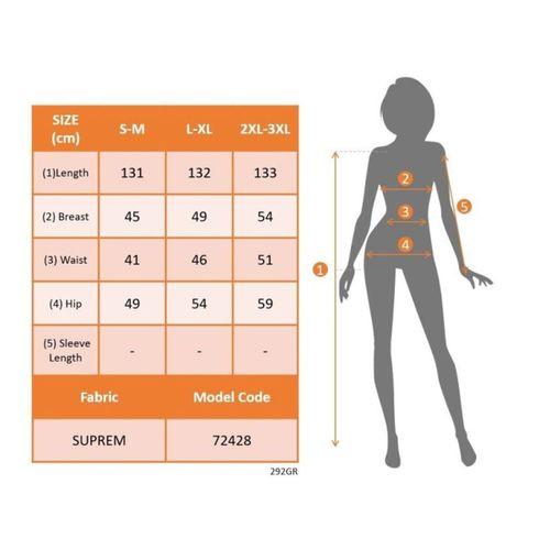 Kadın Ip Askılı V Yakalı Desenli Uzun Süprem Elbise