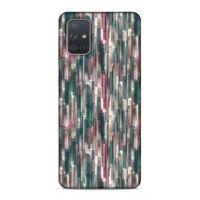 Samsung Galaxy A71 Uyumlu Kılıf Utopia (14) Lansman Kılıf Beyaz Gri