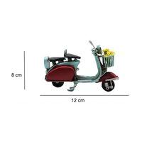Dekoratif Metal Scooter Önü Sepetli