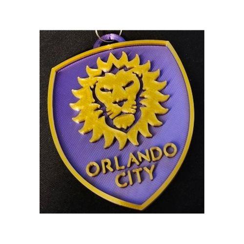 Orlando City Kolye Ucu 3D Baskı (Bu ürün Sadece Plastik parçadır - Almadan Önce Soru Sorabilirsiniz)