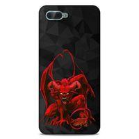 Lopard Oppo Rx17 Neo Uyumlu Kılıf Tattoo's (17) Tasarım Kılıf Red Dragon