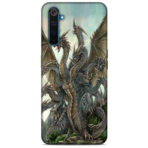 Oppo Realme 6 Kılıf Dragons (35) Fit Design Kılıf 9 Başlı Ejderha