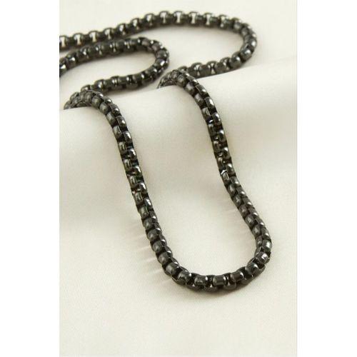 Kare Zincir Çelik Kolye 45 cm