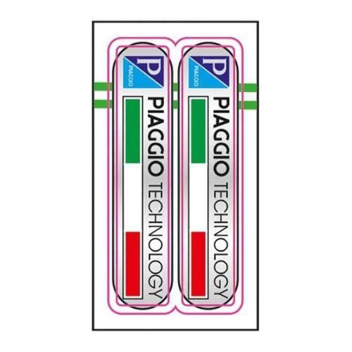 SEVGENT Pıaggıo Dörtgen Beyaz Damla Stıcker