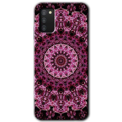 Potkal Hediye Fabrikası Samsung Galaxy A03s Kılıf HD Desen Baskılı Arka Kapak - Mandala Patterns Kaleidoscope