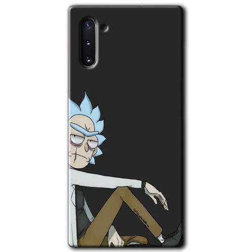 Potkal Hediye Fabrikası Samsung Galaxy Note 10 Kılıf HD Desen Baskılı Arka Kapak - Rick