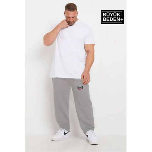Erkek Büyük Beden Buyuk Brooklyn Baskılı İnce Eşofman Altı  SPR25BEA50