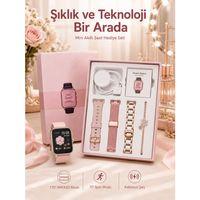 Kadınlar İçin Dokunmatik Ekran Akıllı Saat Ve  Kablosuz Bluetooth Kulaklık Anc Özelliği