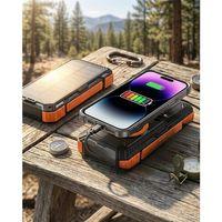 20000 Mah Powerbank Güneş Enerjili Kablosuz Şarj Hızlı Şarj Taşınabilir Batarya (kopya)