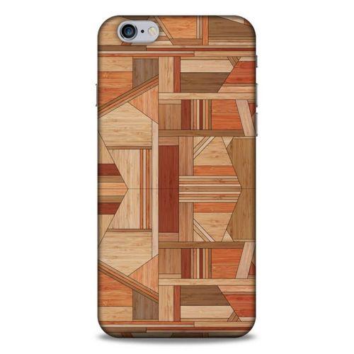 Lopard Apple Iphone 6 Plus Uyumlu Kılıf Wood'X (43) Thin Fit Kılıf Baskılı