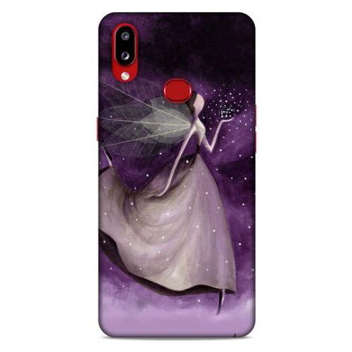 Y.Liva-2020 (Mor Peri) Samsung Galaxy A10s Kılıf Silikon Kapak Desenli