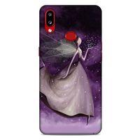 Y.Liva-2020 (Mor Peri) Samsung Galaxy A10s Kılıf Silikon Kapak Desenli