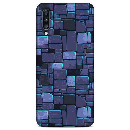 Samsung Galaxy A70 Kılıf Baskılı Özel Seri Taşlı (12) Koruyucu Silikon