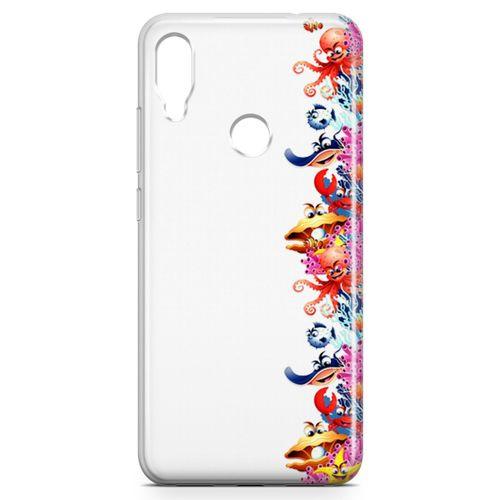 Xiaomi Redmi Note 7 Kılıf Ahtapot Nemo Mercan Arka Kapak Koruma Desenli Full Koruyucu