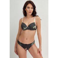 Viskon Balenli Destekli Dolgulu Çiçek Baskılı Sütyen Ve Slip Takım