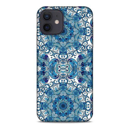 Apple iPhone 12 Uyumlu Kılıf Mavi Delisi (32) Soft Silikon Kılıf Motif