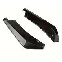 Universal Arka Tampon Alt Flapları Parlak Siyah 2 Adet