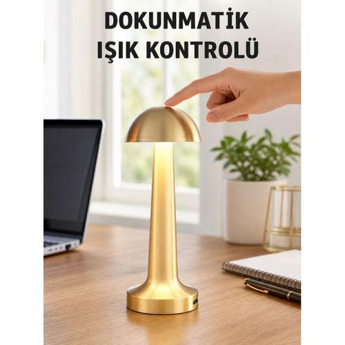 Modern Tasarım Şarjlı Masa Lambası – 1800 Mah Batarya Yeni Nesil