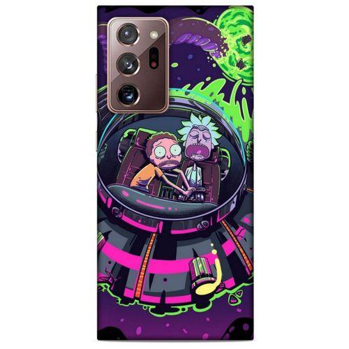 Samsung Galaxy Note 20 Ultra Uyumlu Kılıf Rick And Morty (21) Koruyucu Kapak Brad