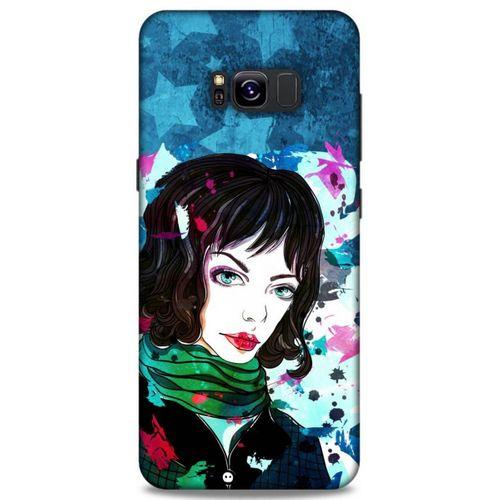 Lopard Samsung Galaxy S8 Plus Uyumlu Kılıf Sürreal Yüzler ♀ (23) Ultra Koruma Kılıfı Baskılı