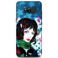 Lopard Samsung Galaxy S8 Plus Uyumlu Kılıf Sürreal Yüzler ♀ (23) Ultra Koruma Kılıfı Baskılı