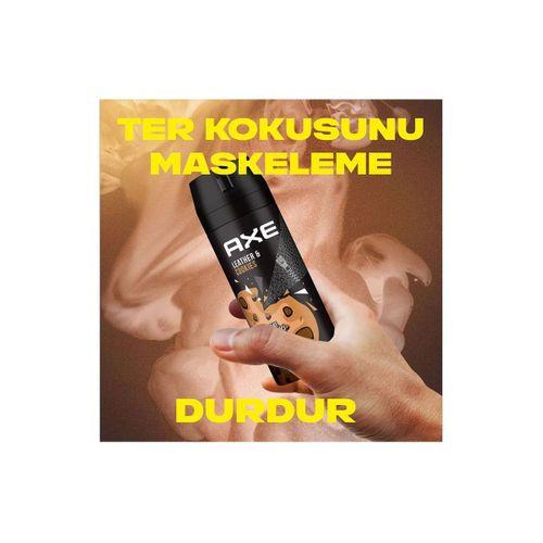 2 Adet Axe Erkek Sprey Deodorant Leather & Cookies 48 Saat Etkileyeci Koku 150 ml